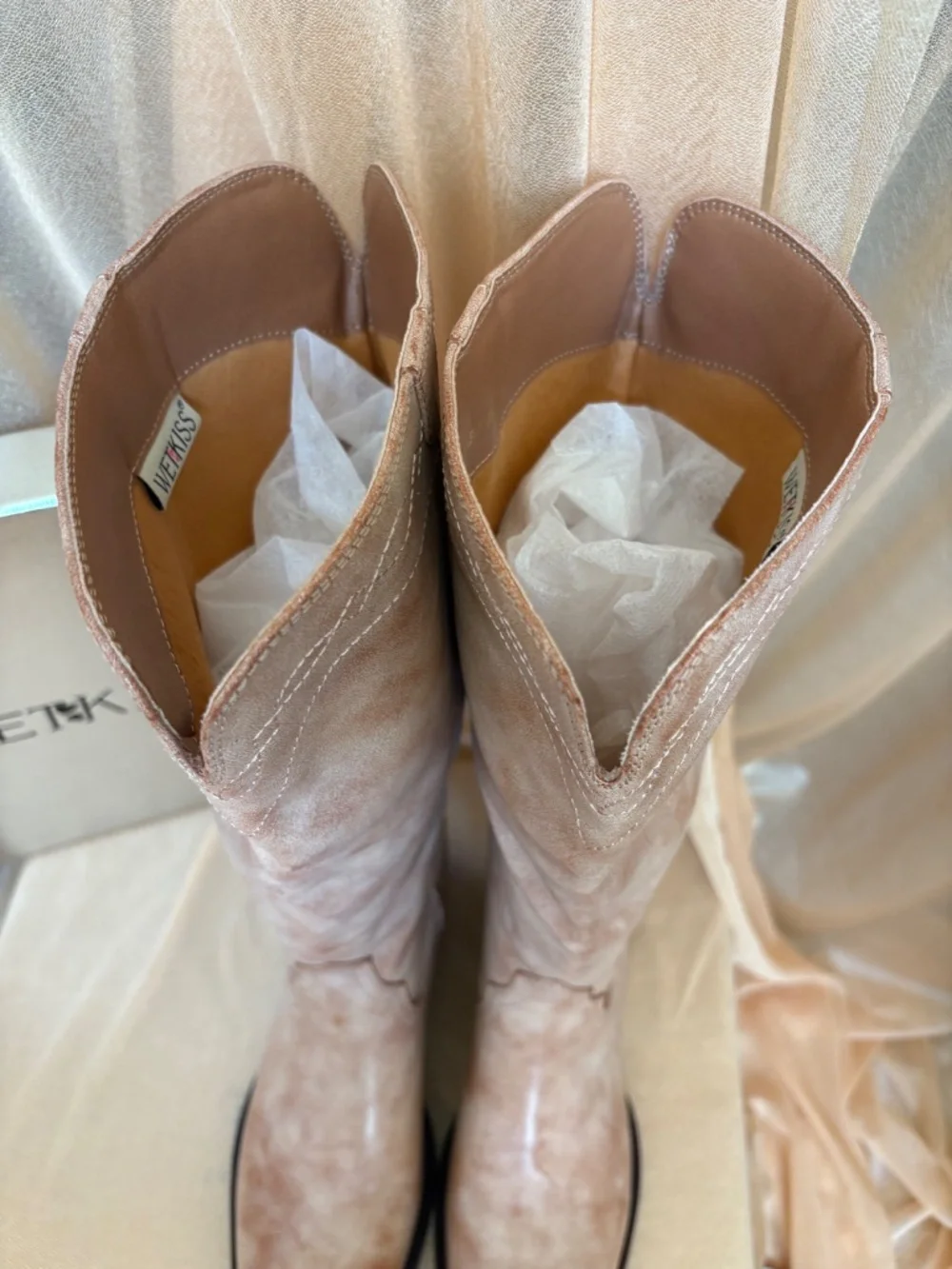 Taupe Cowboy Boots